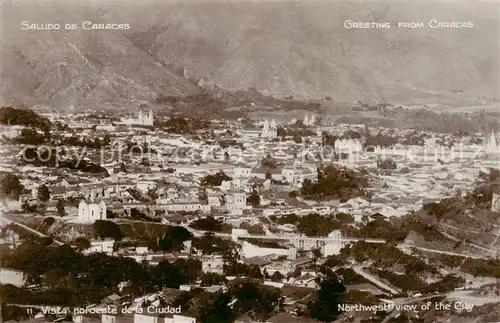 AK / Ansichtskarte  Caracas_Venezuela Northwest view of the City 