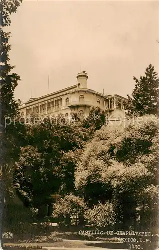 AK / Ansichtskarte  Mexico_City_D.F. Castillo de Chapultepec 