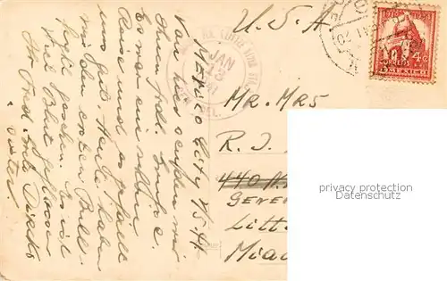 AK / Ansichtskarte  Mexico_City_D.F. Castillo de Chapultepec 