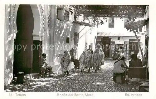 AK / Ansichtskarte  Tetuan_Tetouan_Maroc Rincon del Barrio Moro 