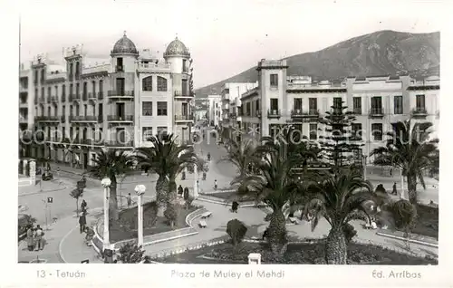 AK / Ansichtskarte  Tetuan_Tetouan_Maroc Plaza de Muley el Mehdi 