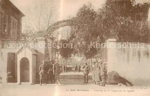 AK / Ansichtskarte 73803297 Sidi-Bel-Abbes_Algerie Caserne du 5e Regiment de Spahis 