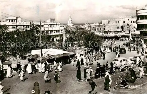 AK / Ansichtskarte 73803302 Tanger_Tangier_Tangiers_Maroc Grand Socco 