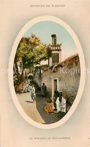 AK / Ansichtskarte  Tlemcen_Algerie Le Minaret de Sidi Lahssen 