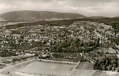 AK / Ansichtskarte  Kirchheimbolanden Fliegeraufnahme mit Donnersberg Kirchheimbolanden