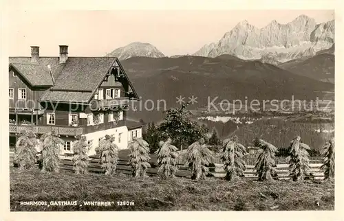 AK / Ansichtskarte  Rohrmoos_Allgaeu_Bayern Gasthaus Winterer 