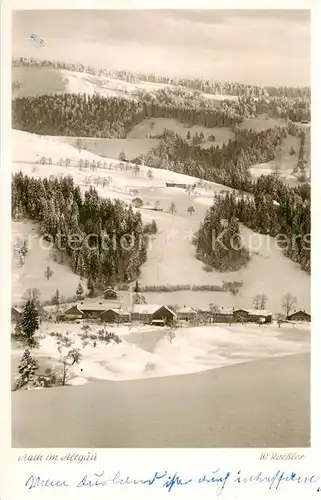 AK / Ansichtskarte  Aach_Oberstaufen_Allgaeu Panorama 