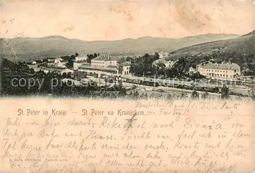 AK / Ansichtskarte  St_Peter_Krain_Pivka Panorama 