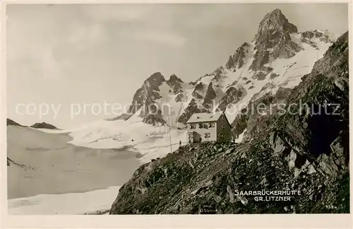 AK / Ansichtskarte Saarbrueckerhuette_Silvretta_GR Panorama 