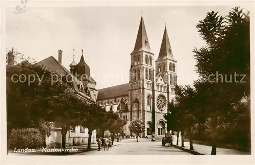 AK / Ansichtskarte  Landau__Pfalz Marienkirche 