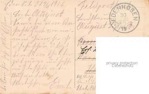 AK / Ansichtskarte  Edenkoben Edenkobener Tal Erholungsheim Waldhaus Feldpost Edenkoben