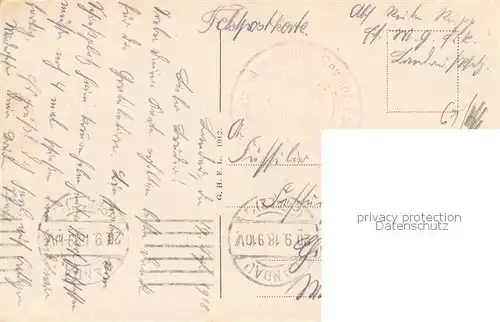 AK / Ansichtskarte  Landau__Pfalz Postplatz Feldpost 