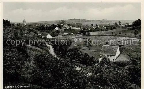 AK / Ansichtskarte  Buchen_Odenwald Panorama Buchen Odenwald