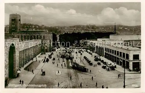 AK / Ansichtskarte  Stuttgart Hindenburgplatz Stuttgart