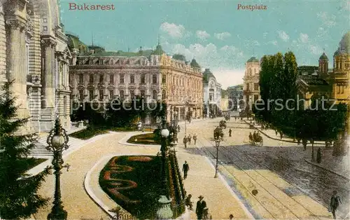 AK / Ansichtskarte  Bukarest Postplatz Feldpost Bukarest