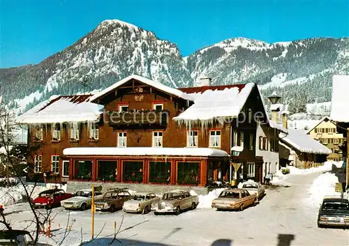 AK / Ansichtskarte  Bad_Oberdorf Alpengasthof Hirsch Bad_Oberdorf