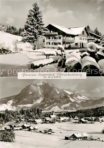 AK / Ansichtskarte 73803672 Ofterschwang Pension Alpenhof Panorama Ofterschwang