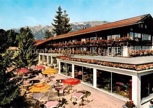 AK / Ansichtskarte  Sonthofen__Oberallgaeu Kur und Sporthotel Allgaeuer Berghof 