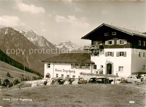 AK / Ansichtskarte  Oberjoch_Bad_Hindelang Hotel Haus Ingeburg 