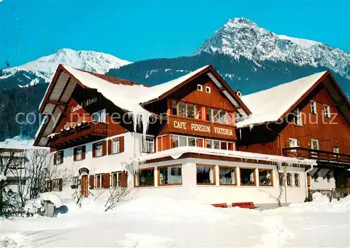 AK / Ansichtskarte  Rubi_Oberstdorf Cafe Pension Viktoria Rubi_Oberstdorf