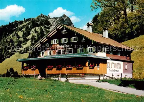 AK / Ansichtskarte  Hinterstein_Bad_Hindelang Giebelhaus Hinterstein_Bad_Hindelang