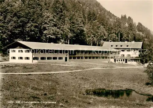 AK / Ansichtskarte  Oberstdorf VdK Erholungsheim Christlessee Oberstdorf