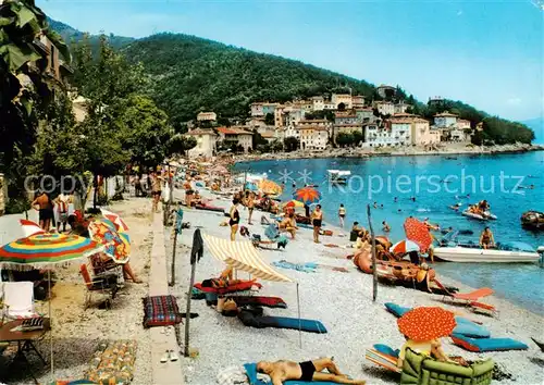 AK / Ansichtskarte 73803720 Moscenicka_Draga_Croatia Strandpartie 