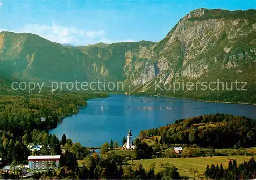 AK / Ansichtskarte 73803727 Bohinj_Slovenia Fliegeraufnahme 