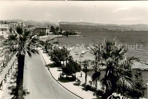 AK / Ansichtskarte  Opatija_Abbazia Promenade Strand 