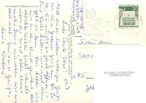 AK / Ansichtskarte  Hoernum_Sylt Fliegeraufnahme mit Leuchtturm Hoernum Sylt