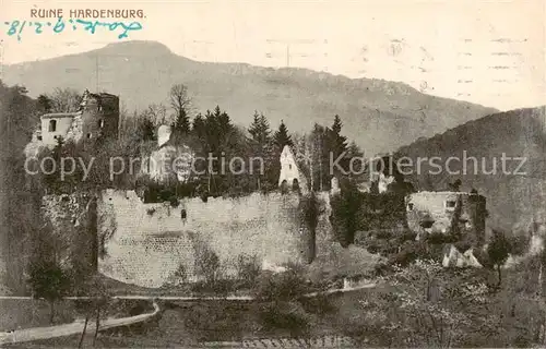 AK / Ansichtskarte  Landau__Pfalz Ruine Hardenburg Feldpost 