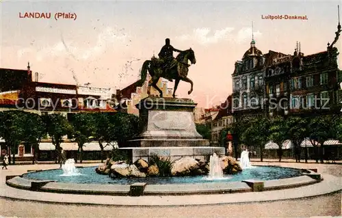 AK / Ansichtskarte  Landau__Pfalz Luitpold Denkmal 