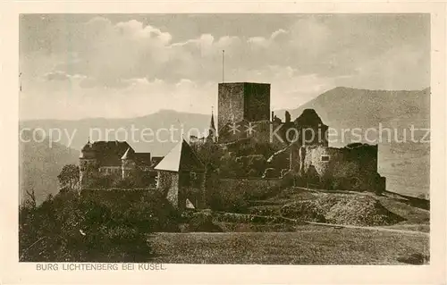 AK / Ansichtskarte  Kusel Burg Lichtenberg Kusel