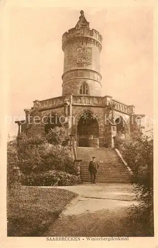 AK / Ansichtskarte  Saarbruecken Winterbergdenkmal Saarbruecken