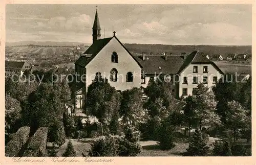 AK / Ansichtskarte  St_Ingbert Kirche und Kloster der Kapuziner St_Ingbert