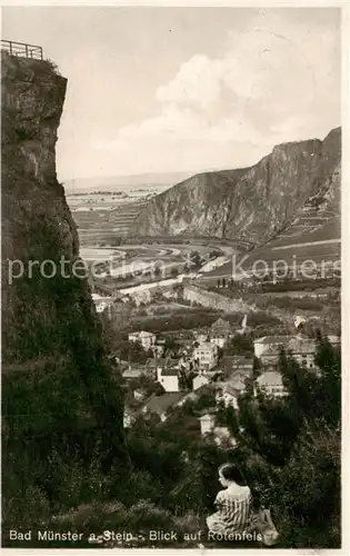 AK / Ansichtskarte  Bad_Muenster_Stein_Ebernburg Blick auf Rotenfels Bad_Muenster