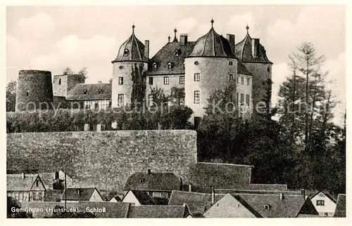 AK / Ansichtskarte  Gemuenden_Hunsrueck Schloss Gemuenden Hunsrueck