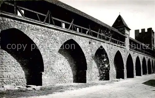 AK / Ansichtskarte  Worms_Rhein Alte Stadtmauer Worms Rhein