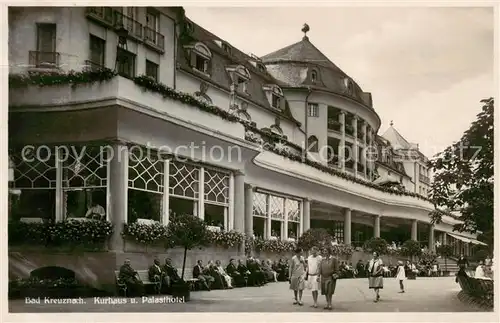 AK / Ansichtskarte  Bad_Kreuznach Kurhaus und Palasthotel Bad_Kreuznach