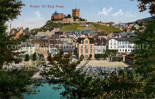 AK / Ansichtskarte 73803939 Bingen_Rhein Burg Klopp Feldpost Bingen Rhein