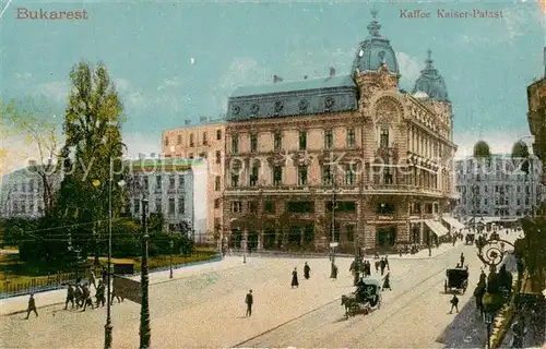 AK / Ansichtskarte 73803947 Bukarest Kaffee Kaiser Palast Bukarest