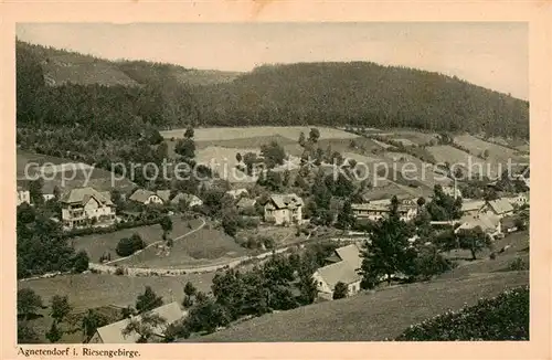 AK / Ansichtskarte  Agnetendorf_ Jagniatkow_Jelenia_Gora_Riesengebirge_PL Panorama 