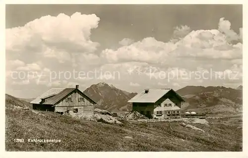 AK / Ansichtskarte  Ofterschwang Kahlrueckenalpe am Rangiswangerhorn Ofterschwang