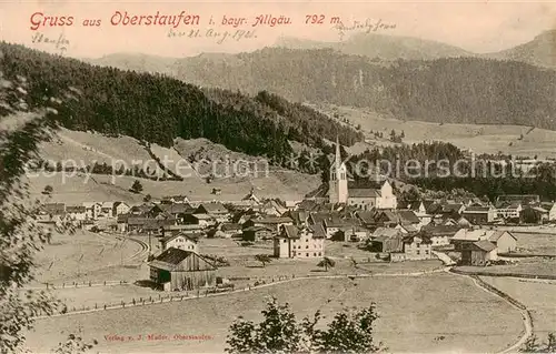 AK / Ansichtskarte  Oberstaufen Panorama Oberstaufen