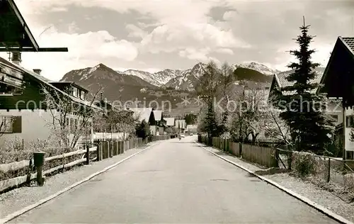 AK / Ansichtskarte  Sonthofen__Oberallgaeu Ostrachstrasse Allgaeuer Alpen 