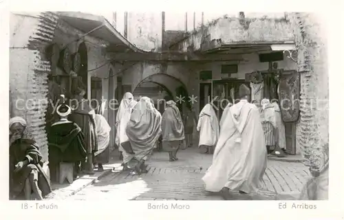 AK / Ansichtskarte 73804014 Tetuan_Tetouan_Maroc Barrio Moro 