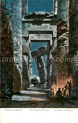 AK / Ansichtskarte 73804030 Karnak_Egypt Tempel Karnak Egypt