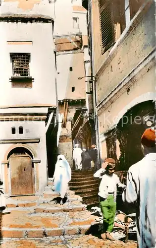 AK / Ansichtskarte  Alger_Algerien Une rue de la Casbah Alger Algerien
