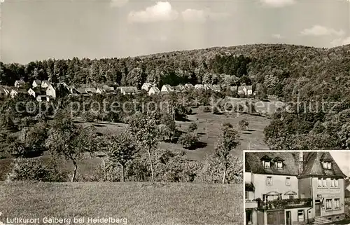 AK / Ansichtskarte  Gaiberg Panorama Wirtschaft und Metzgerei Zur Rose Gaiberg