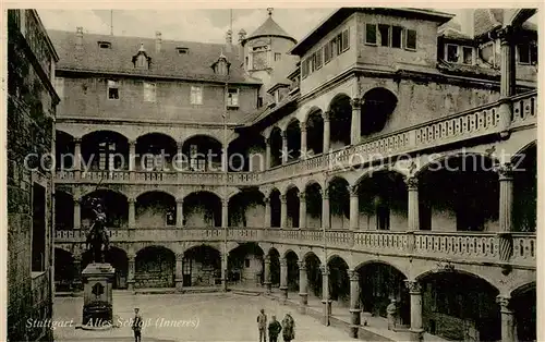 AK / Ansichtskarte  Stuttgart Altes Schloss Inneres Stuttgart